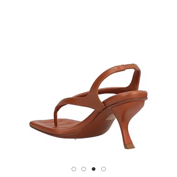 GIA BORGHINI x RHW Rosie 13 Leather Thong Sandals Brown - Picture 5 of 8